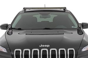 Jeep Cherokee LED Light Kit - Ditch Mount - Rough Country - Spectrum Pair | Spot - '14-'21